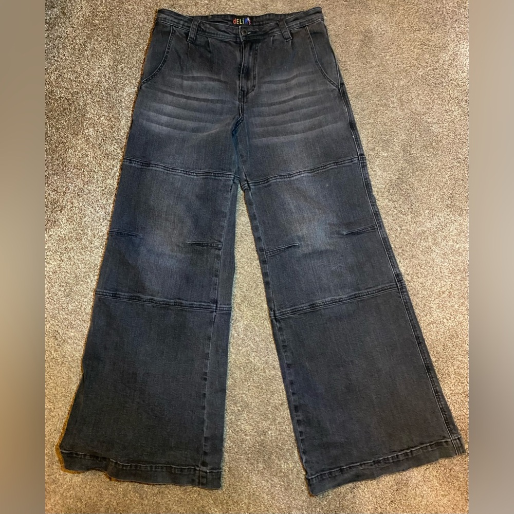Dolls Kill Delia*s Whimsical Ways Overdized Baggy Jeans